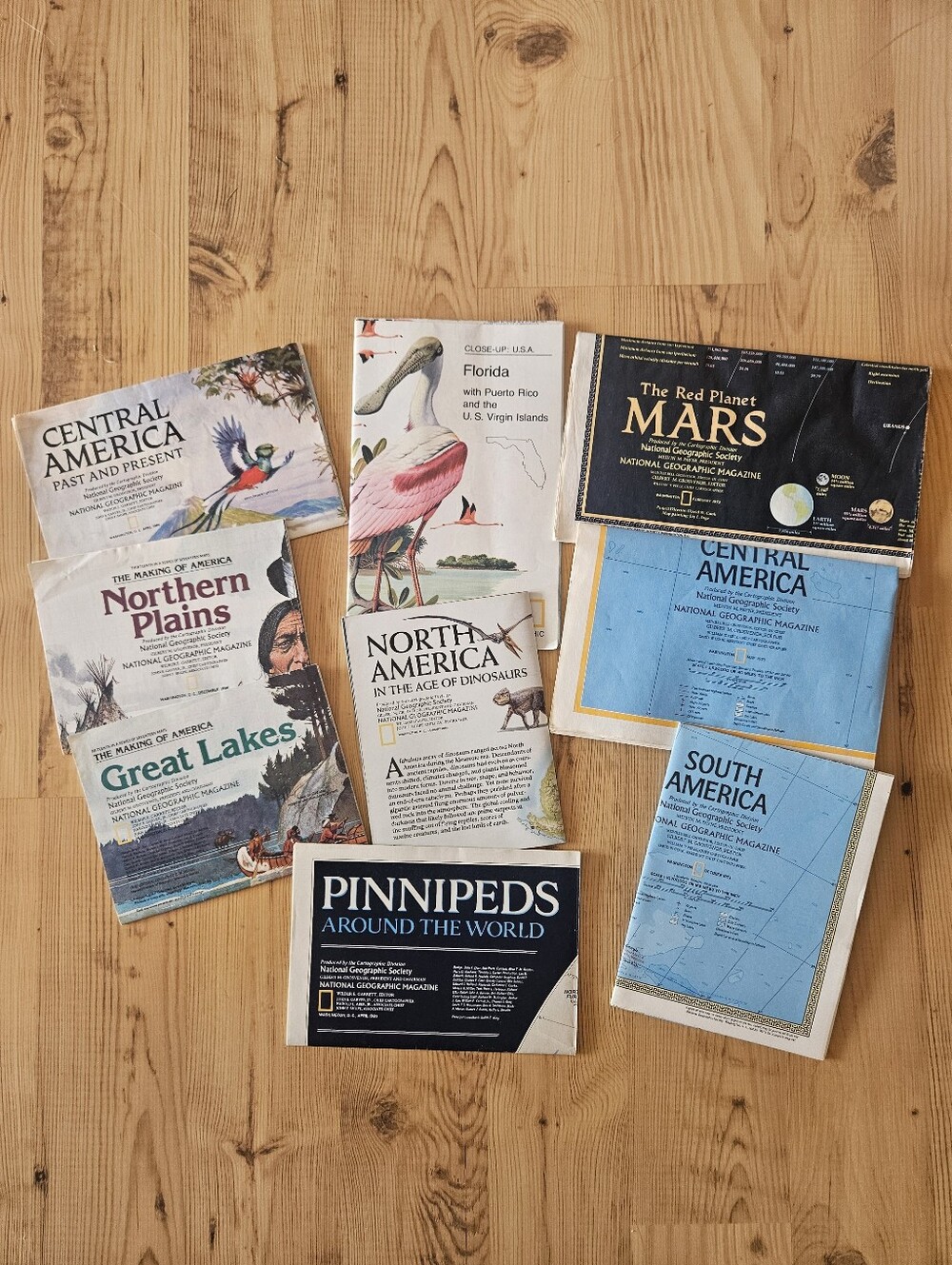 National Geographic Vintage Maps